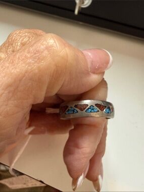 Vintage Zuni Wedding Band